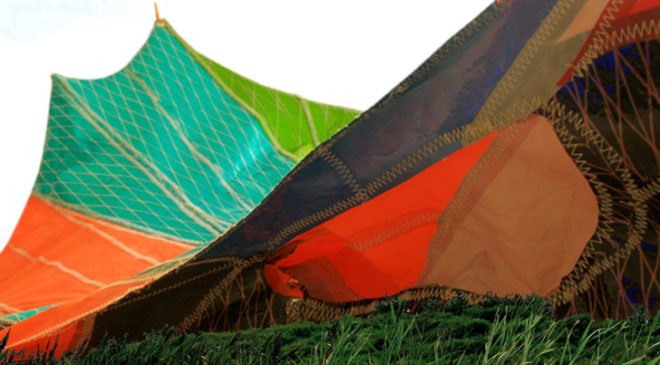 Maia Anthea Marinelli, Wind Playground, wind sculptures, wind art, recycled sails, eco art, kinetic sculptures, green design, recycled materials, sail art, sail sculptures