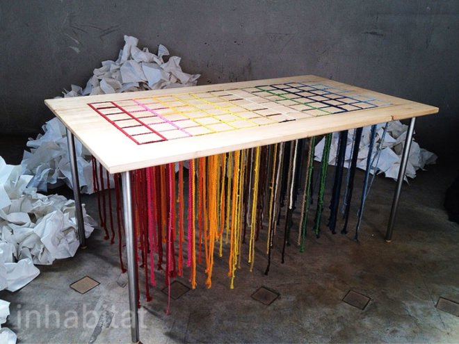 order in chaos, Denis Drouet, tables for kids, kid furniture, furniture for children, eco friendly table, interactive designs, designs for kids
