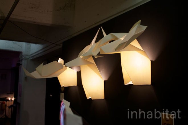 SiStudio Orgiami Animal Lamps, supserstudio piu, superstudio 13, milan design week 2012, milan furniture fair, green furniture, sustainable design, green design, sustainable interiors, eco furniture, green products, ilide, italy, milan design fair