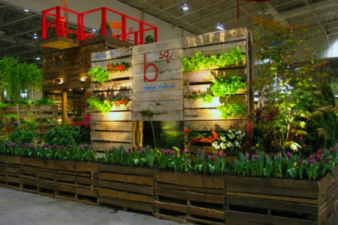 Pallet Garden, 6 Pallet Architecture, shipping pallets, pallet architecture, shipping pallet, pallet