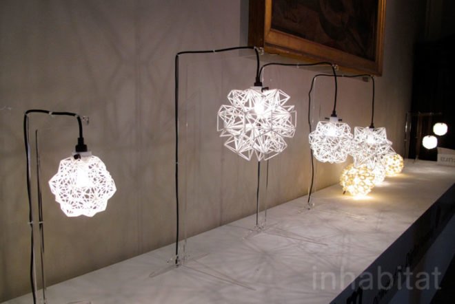 tom dixon, digital lamp, milan design week, Digital Forming Studio, interactive design, 3D digital computer design, flat pack lamps, flat pack furniture, low cost design, sustainable design