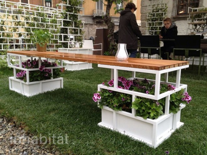 green bench, nautinox living, Luca Pegolo, outdoor furniture, gardening, goodesign,bestup, milan design week