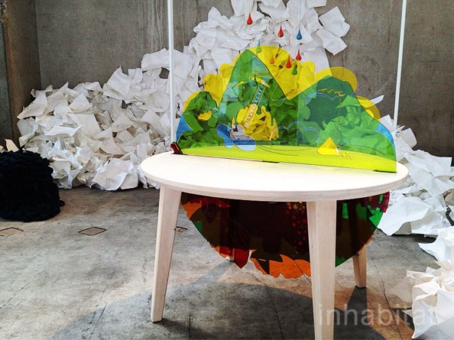 tell me, Johanna Larsson, table, storytelling, HDK, child culture design, milan design week