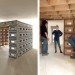 A1 Architects, BANA1N, temporary shelter, recycled cardboard boxes, Designblok06, Czech Republic, Prefab Housing, Recycled Materials