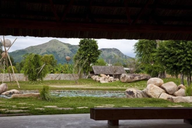 I Resort, A21 Studio, Nha Trang city, vietnam, natural materials, local materials, thatched-roof, mortise and tenon joints, architecture, green materials