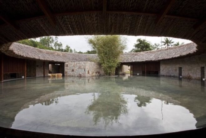 I Resort, A21 Studio, Nha Trang city, vietnam, natural materials, local materials, thatched-roof, mortise and tenon joints, architecture, green materials