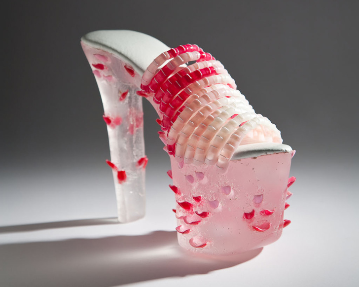 Anna, Fulton, RISD, Milan, Stiletto, Nails, Green design, acrylic, Anna Fulton Mira Platform Stiletto. Milan furniture fair, risd transformations, green design, sustainable design, recycled materials, sustainable materials, green furniture, sustainable furniture, rhode island school of design