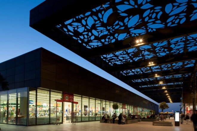 Asmacati Shopping Center, Tabanlioglu Architects, turkey, shopping center, shade screen, sun shade, public space