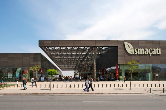 Asmacati Shopping Center, Tabanlioglu Architects, turkey, shopping center, shade screen, sun shade, public space