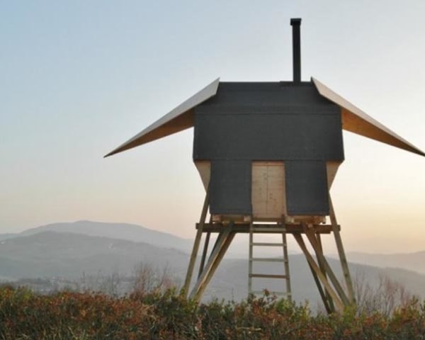 Huginn & Muninn, AtelierFORTE, zero energy, swedish design, italian design, fir wood, sauna, outdoors sauna