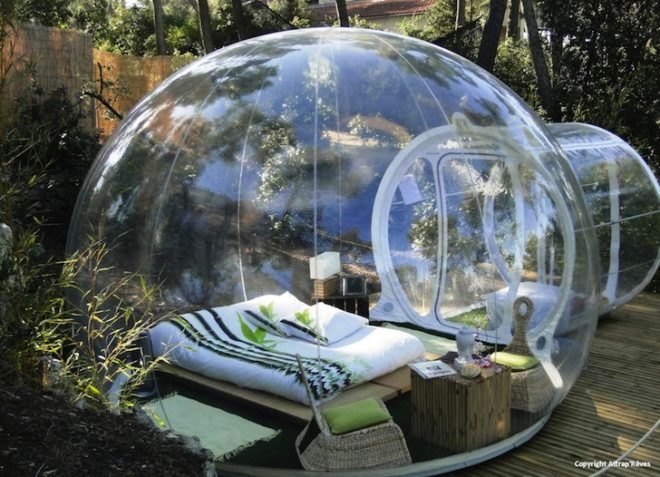 Attrap’Rêves, Marseille, hôtel, eco-tourism, Bubbletree, bubble tents, Pierre Stéphane, France, glamping, camping, transparent tents, eco-tourism, eco-design, sustainable design, green design