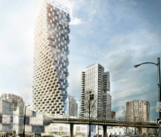 green design, eco design, sustainable design, BIG Architecture, Bjarke ingles, Vancouver, Granville Street Bridge, vertical garden, Beach and Howe, disused space, Granville Island