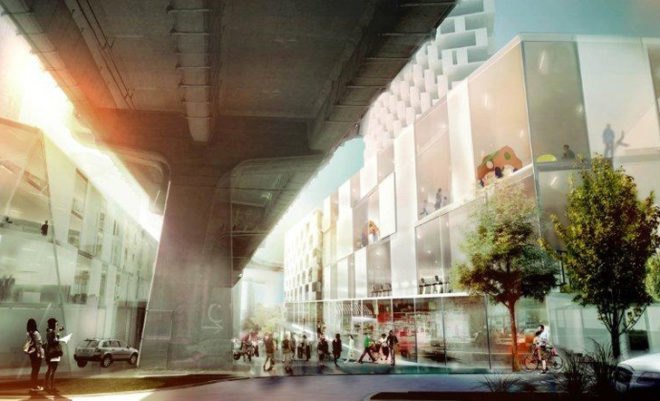 green design, eco design, sustainable design, BIG Architecture, Bjarke ingles, Vancouver, Granville Street Bridge, vertical garden, Beach and Howe, disused space, Granville Island