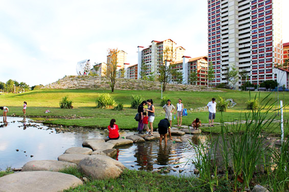 Bishan Park, singapore, kallang river, urban design, sustainable design, landscape architecture, green design, reclaimed public park, active beautiful clean waters program, water