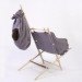 Bjarke Frederiksen, danish design, denmark, The Royal Danish Academy of Fine Arts, multifunctional furniture, knapsack, wood and wool, The Nordic Nomad Chair, green furniture, Transforming Furniture