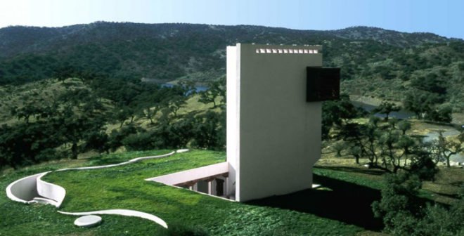 Emilio Ambasz, iconic architecture, 1970s green architecture, spanish architecture modern spanish architecture, underground homes, underground architecture, earth architecture, earth-built home, bermed homes, Casa de Retiro Espiritual