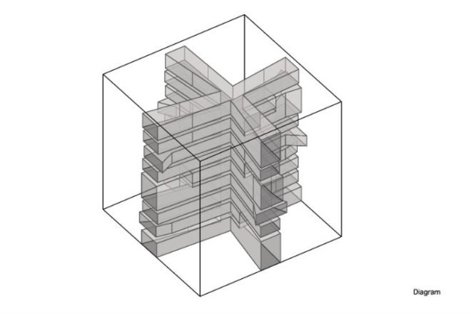Cube Tube, SAKO Architects, eco office, daylighting, china, natural ventilation