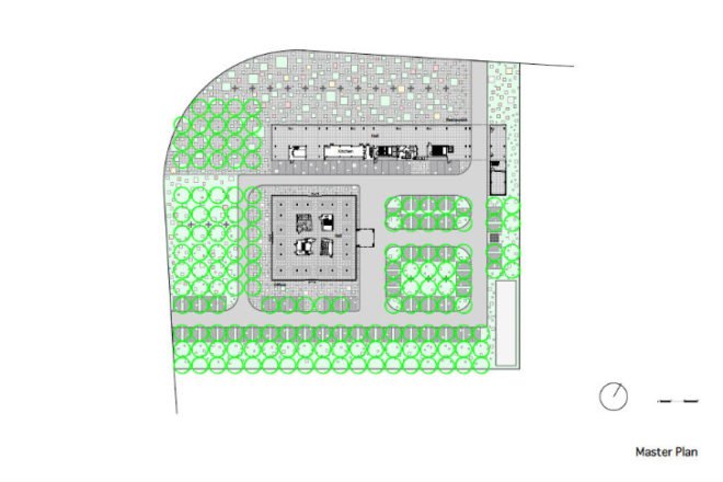 Cube Tube, SAKO Architects, eco office, daylighting, china, natural ventilation