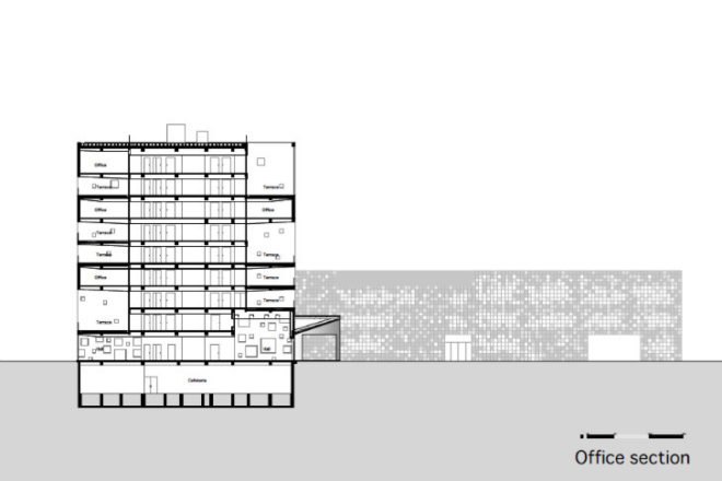 Cube Tube, SAKO Architects, eco office, daylighting, china, natural ventilation