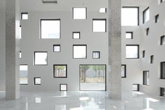 Cube Tube, SAKO Architects, eco office, daylighting, china, natural ventilation