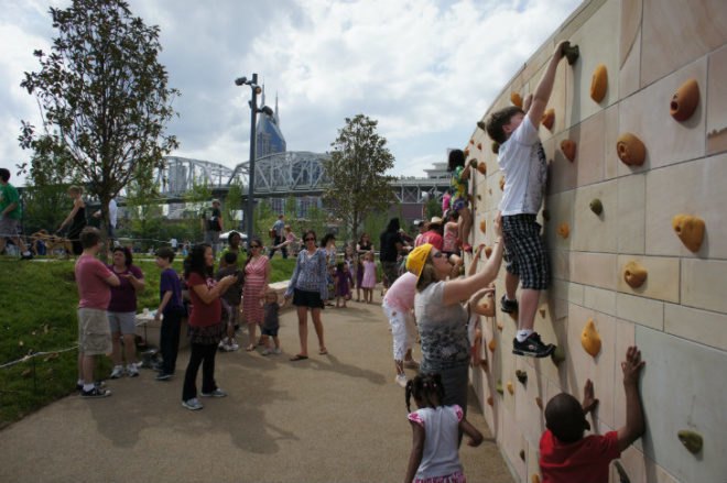 Cumberland Park, Hargreaves Associates, nashville, landscape architecture, urban park, kids park, green space, sustainable redevelopment