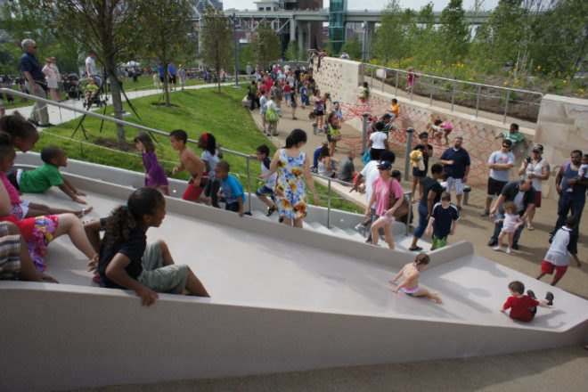 Cumberland Park, Hargreaves Associates, nashville, landscape architecture, urban park, kids park, green space, sustainable redevelopment