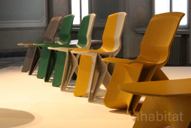 Dirk Vander Kooij, endless chairs, recycled material chairs, recycled materials, green furniture