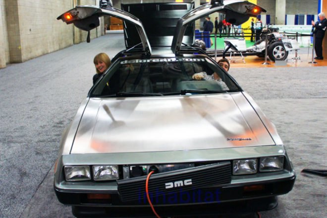 DeLorean, ev, DMCev, DeLorean Motor Company, electric vehicle, Epic EV, NY Auto Show, 2012 NY Auto Show, New York Auto Show, energy efficient, DC engine, AC engine, eco friendly, green auto, green automotive, green technology, eco car, sustainable technology, re-used parts, re-used materials, re-purposed materials, re-used body