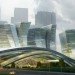 Express Rail Link West Kowloon Terminus, Aedas, Aecom, china high speed rail, green roof, train station, hong kong, high speed rail