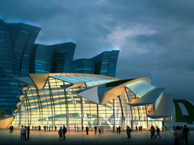 Express Rail Link West Kowloon Terminus, Aedas, Aecom, china high speed rail, green roof, train station, hong kong, high speed rail