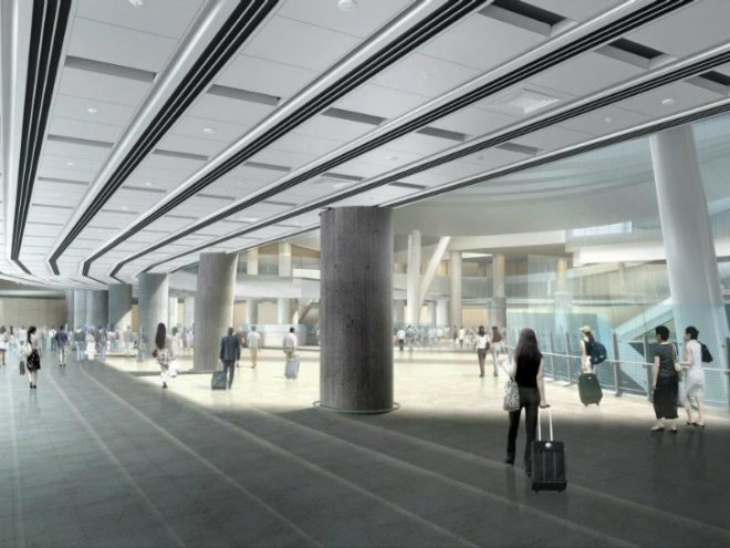 Express Rail Link West Kowloon Terminus, Aedas, Aecom, china high speed rail, green roof, train station, hong kong, high speed rail
