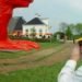 Recycled Materials, Recycling / Compost, animals, art, Florentijn Hofman, big sculpture, max, watchdog, red big dog, the netherlands, Leens, local scrap materials, recycled pallets, dutch art
