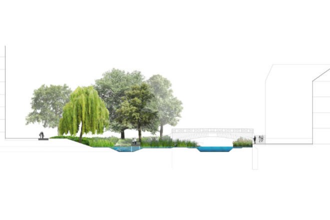 Flussbad, Realities United, berlin, spree river, river swimming pool, regenerative water project, global holcim award