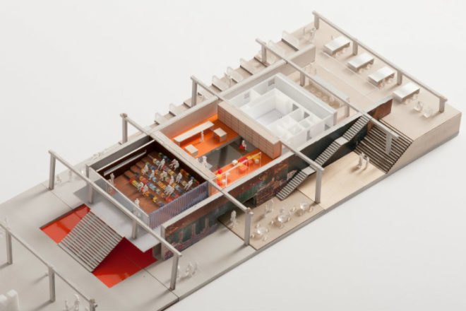 Garage Center for Contemporary Culture, OMA, art gallery, moscow, gorky park, green renovation, art exhibition space,