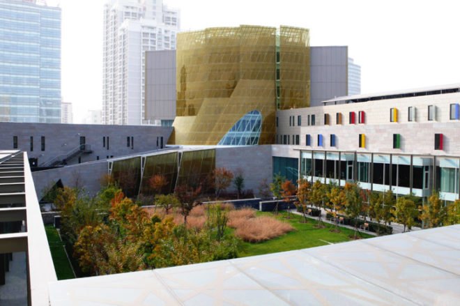 Public Garden, SAREA Alain Safarti Architecture, French Embassy, Silk Screen Building, Beijing Architecture, Noelle Hoeppe