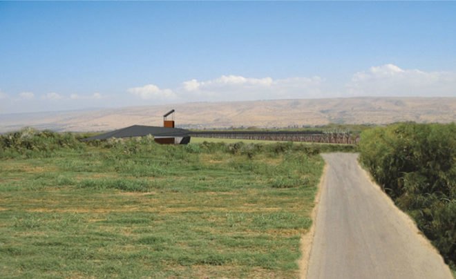 green design, eco design, sustainable design, Golany Architects, Hula Visitor Center, bird watching, Northern Israel, solar power, wooden louverl