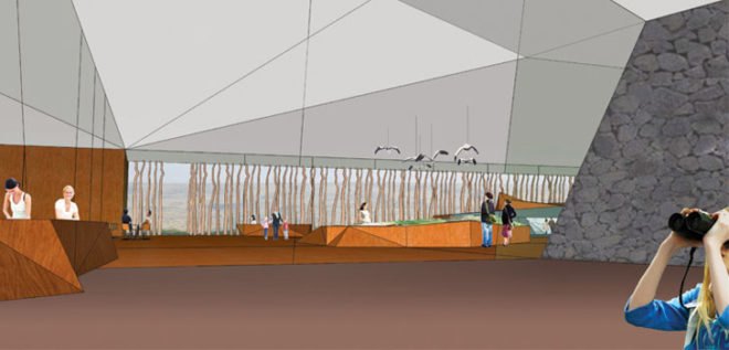 green design, eco design, sustainable design, Golany Architects, Hula Visitor Center, bird watching, Northern Israel, solar power, wooden louverl