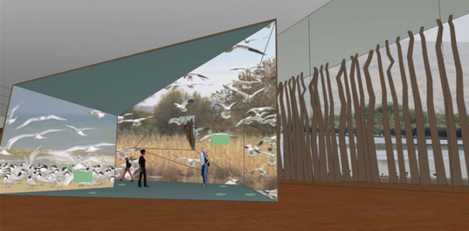 green design, eco design, sustainable design, Golany Architects, Hula Visitor Center, bird watching, Northern Israel, solar power, wooden louverl