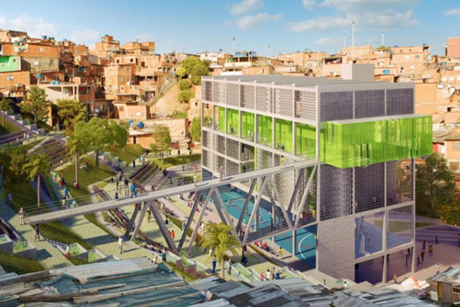 Grotao Community Center, Urban Think Tank, Sao Paulo, Brazil, community center, humanitarian design, holcim awards, 2012 global holcim award silver