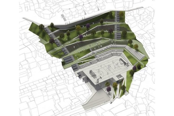 Grotoa Community Center, Urban Think Tank, Sao Paulo, Brazil, community center, humanitarian design, holcim awards, 2012 global holcim award silver