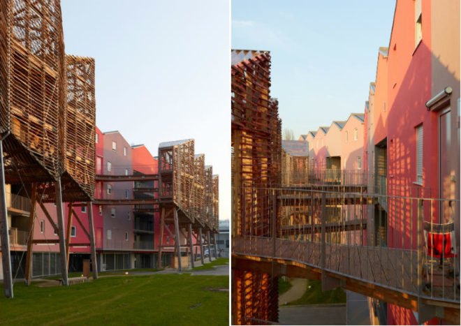 BORÉAL, Habitat 44, Tetrarc Architects, social housing, greenhouse, gardening, greenhouse social housing, france
