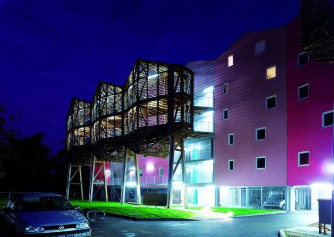 BORÉAL, Habitat 44, Tetrarc Architects, social housing, greenhouse, gardening, greenhouse social housing, france