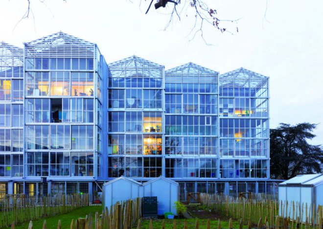 BORÉAL, Habitat 44, Tetrarc Architects, social housing, greenhouse, gardening, greenhouse social housing, france