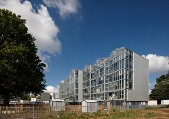 BORÉAL, Habitat 44, Tetrarc Architects, social housing, greenhouse, gardening, greenhouse social housing, france
