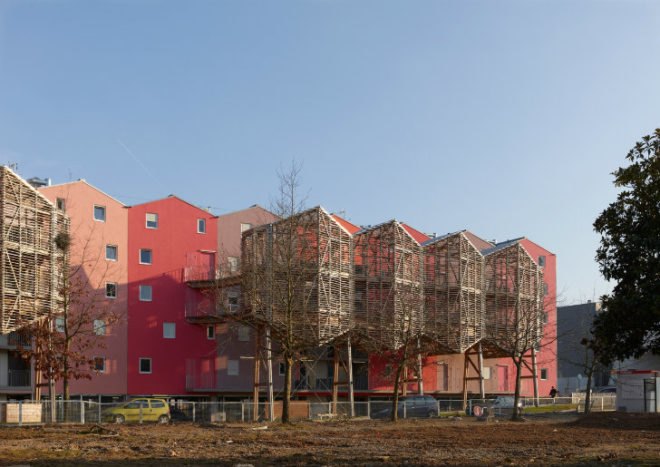 BORÉAL, Habitat 44, Tetrarc Architects, social housing, greenhouse, gardening, greenhouse social housing, france