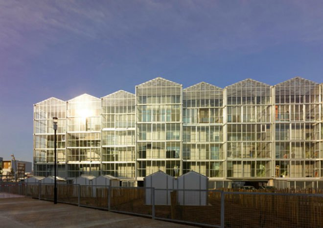 BORÉAL, Habitat 44, Tetrarc Architects, social housing, greenhouse, gardening, greenhouse social housing, france