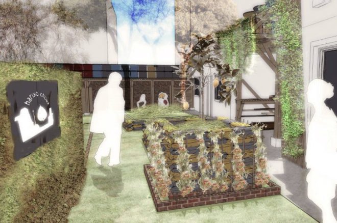 Hariyo Chowk , CATALiST design, Sattya Media Arts Collective, public garden, kickstarter, green design, sustainable design, urban gardening, social sustainability, kathmandu, nepal