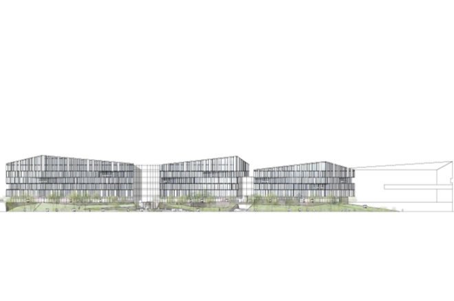 Floor Plan, Architectural Layout, Green Space, Mixed Use Campus, Nordea Bank, Henning Larsen Architects