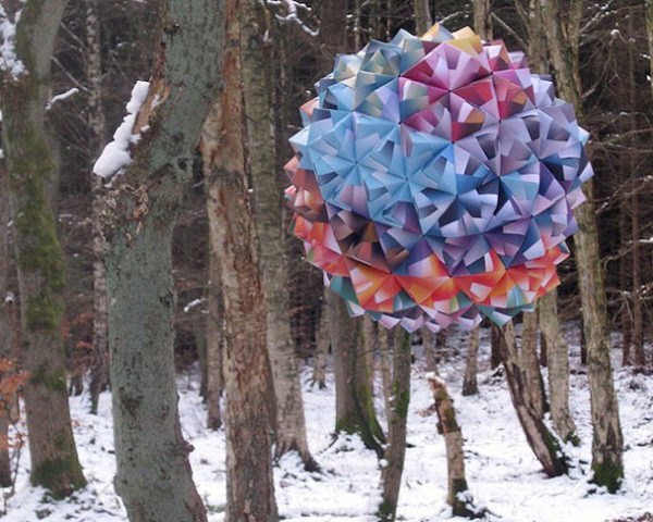 art, recyclable materials, Hvas & Hannibal, danish design, origami, Brian Buchard, Turboweekend, origami, Copenhagen
