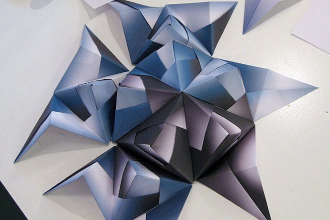 art, recyclable materials, Hvas & Hannibal, danish design, origami, Brian Buchard, Turboweekend, origami, Copenhagen